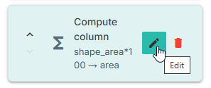 Saved Compute column operation